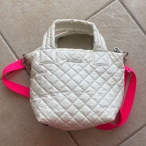 White sold out MZ Wallace Small Tote